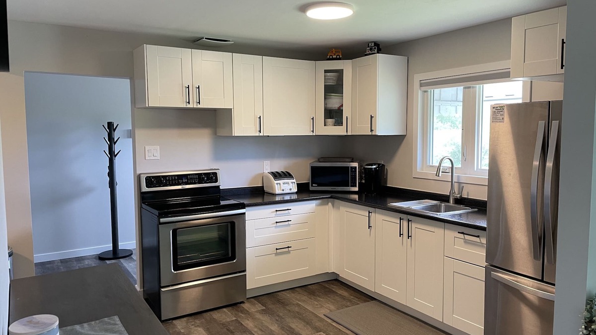 Sandy Lake House | Modern and cozy cabin on the edge of beautiful Sandy Lake, Manitoba.