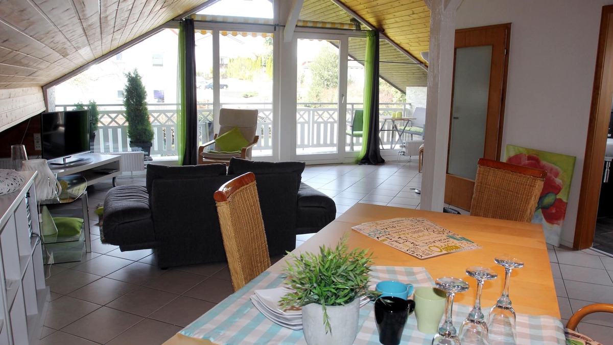 Ober-Abtsteinach Apartment | Modern and spacious attic apartment in Abtsteinach im Odenwald