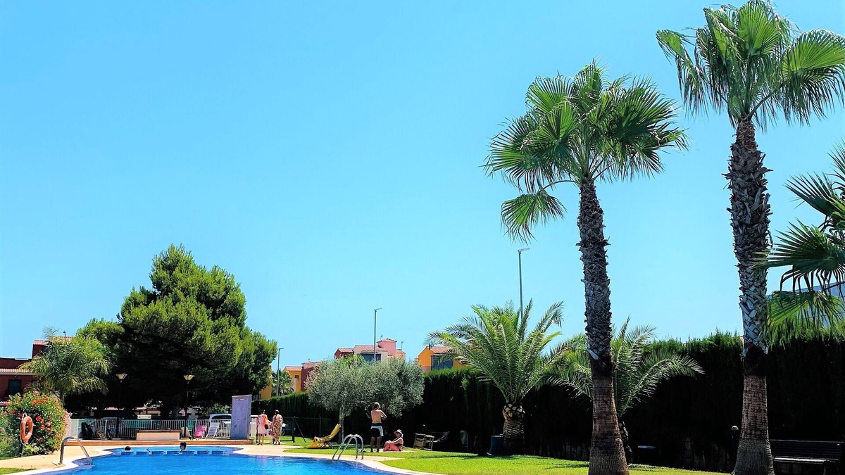 Vergel Apartment | Modern beach apartment with garden pool view, near Denia, sea 800m