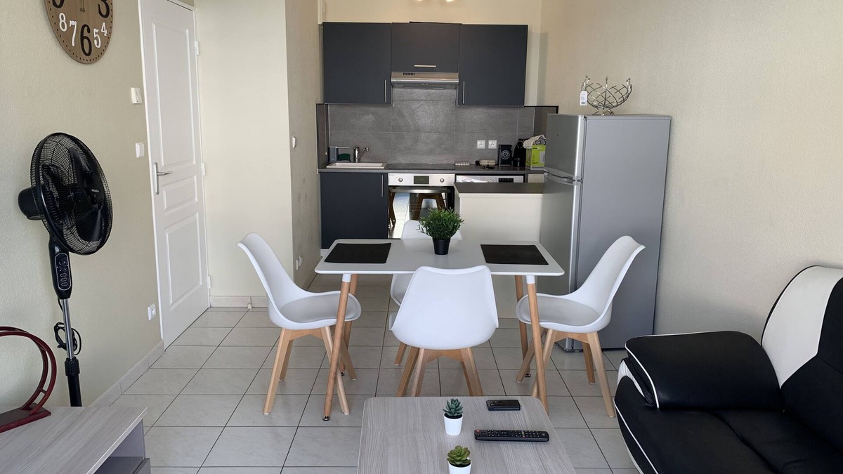 Talange Apartment | Modern, bright F2 with balcony and parking space