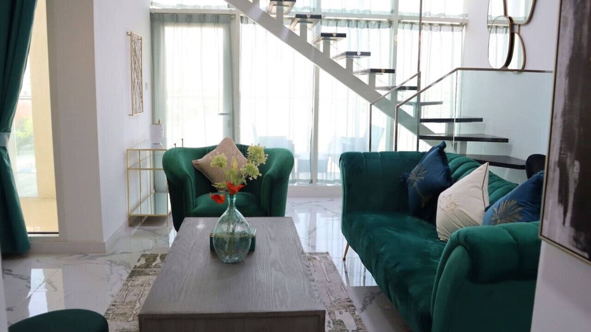 Masdar City Apartment | Modern City Duplex 2BR apartment in Masdar City