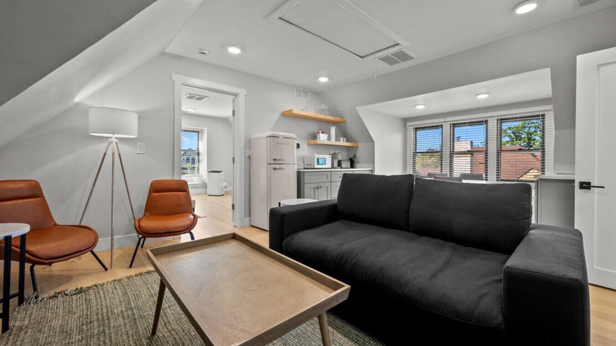Speer Apartment | Modern Comfort Meets Historic Charm with Parking & Dog-Friendly