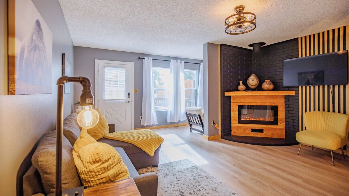 Cloudcroft Condo | Modern condo walking distance to EVERYTHING.