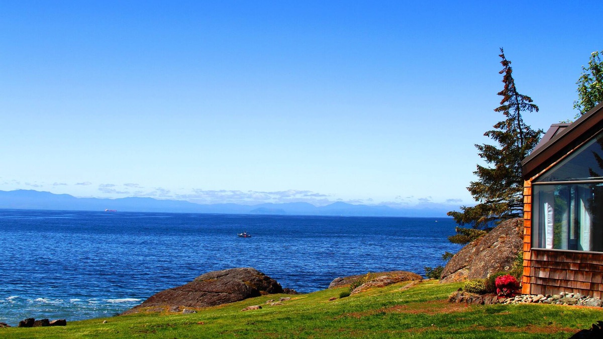 Otter Point Cottage | Modern Cottage on Stunning Oceanfront Acreage with Two Beaches and Forest Trails