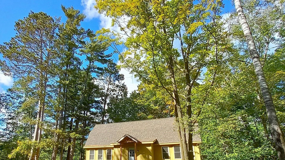 Longville Cabin | Modern Cozy Woman Lake Woodland Cabin, 24 acres, lakeshore, woodstove, AC, Wi-fi