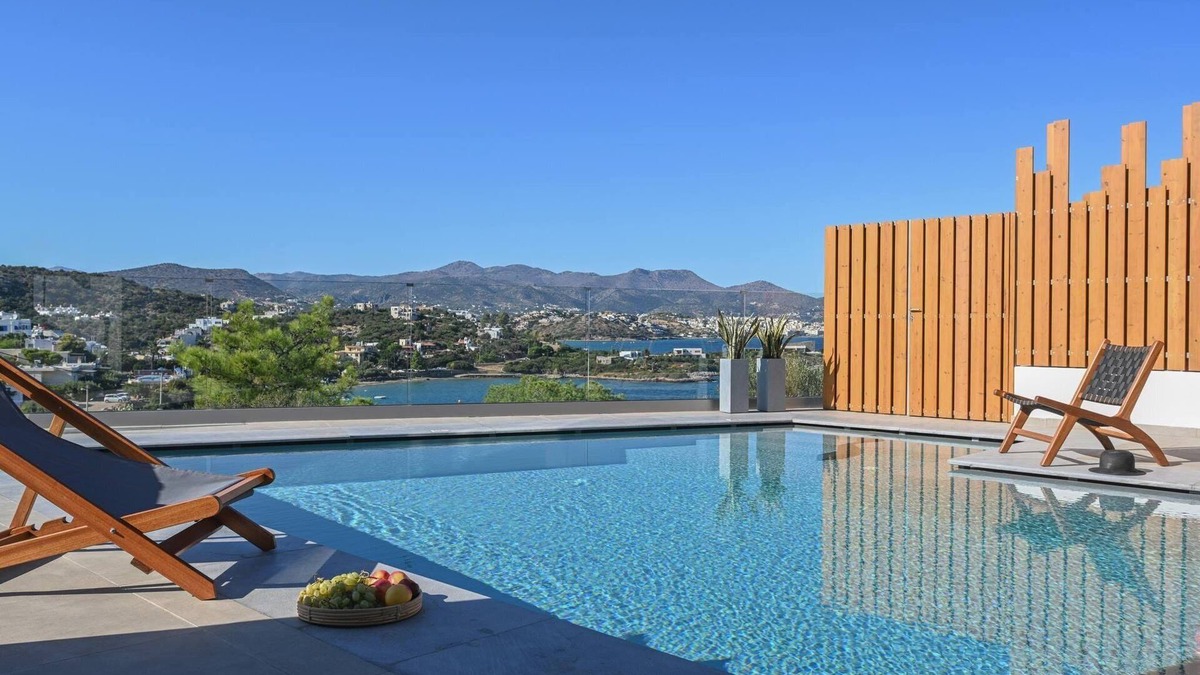 Ammoudara Villa | Modern Crete Villa | Villa Litoral | 4 Bedrooms | Private Heated Pool |.