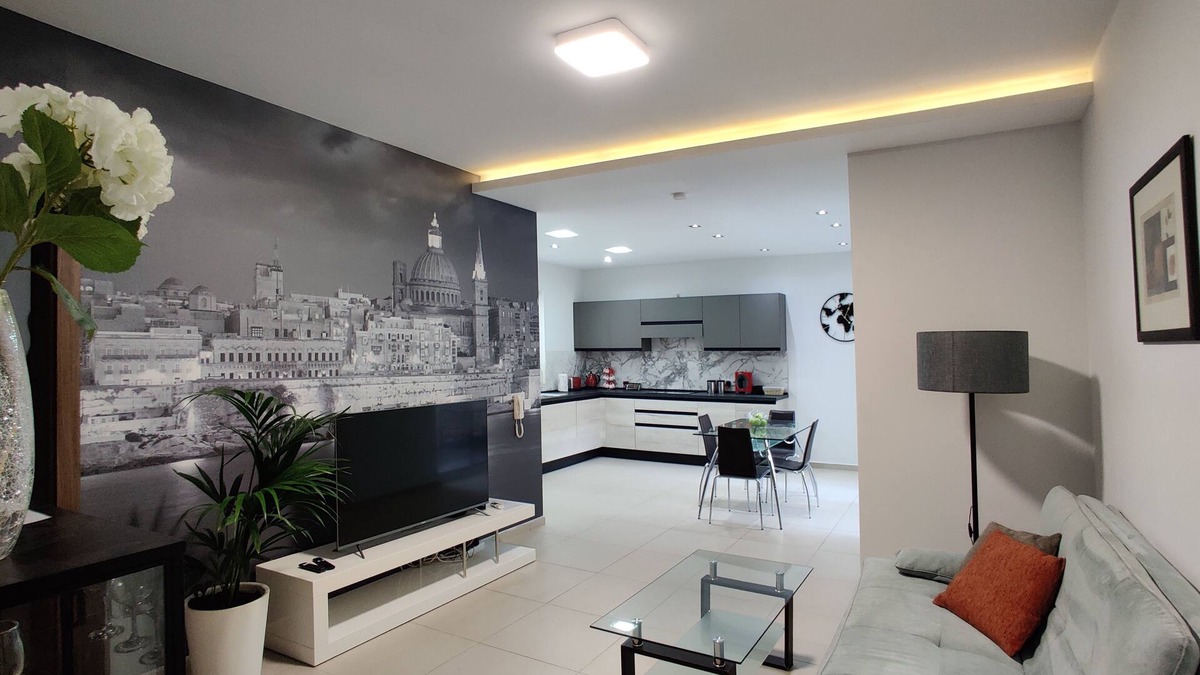 Sliema Apartment | Modern, designer apartment - 2 minutes away from popular Sliema seafront.