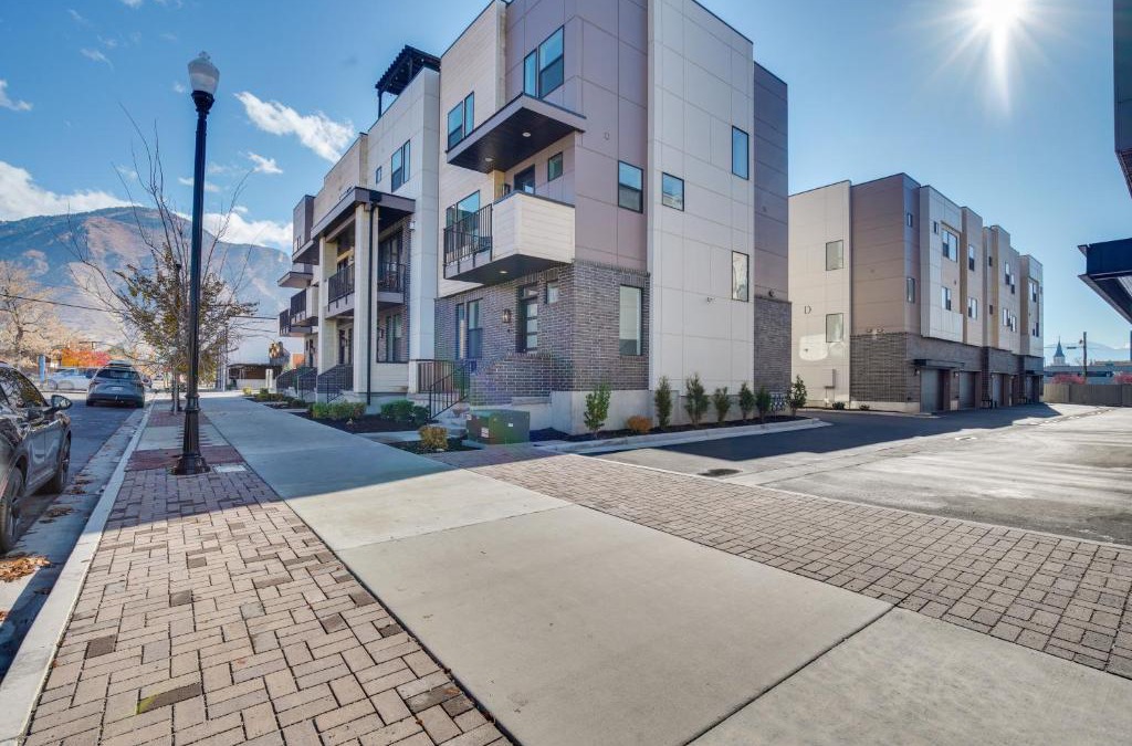 Central Business District House | Modern Downtown Provo Townhome with Balcony!