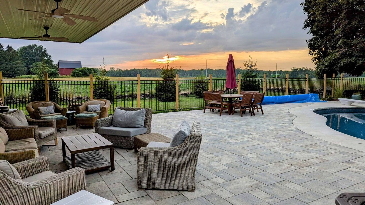 Ontario City House | Modern Farmhouse, Pool House, Pool, Hot Tub, Pickleball, Sports Barn
