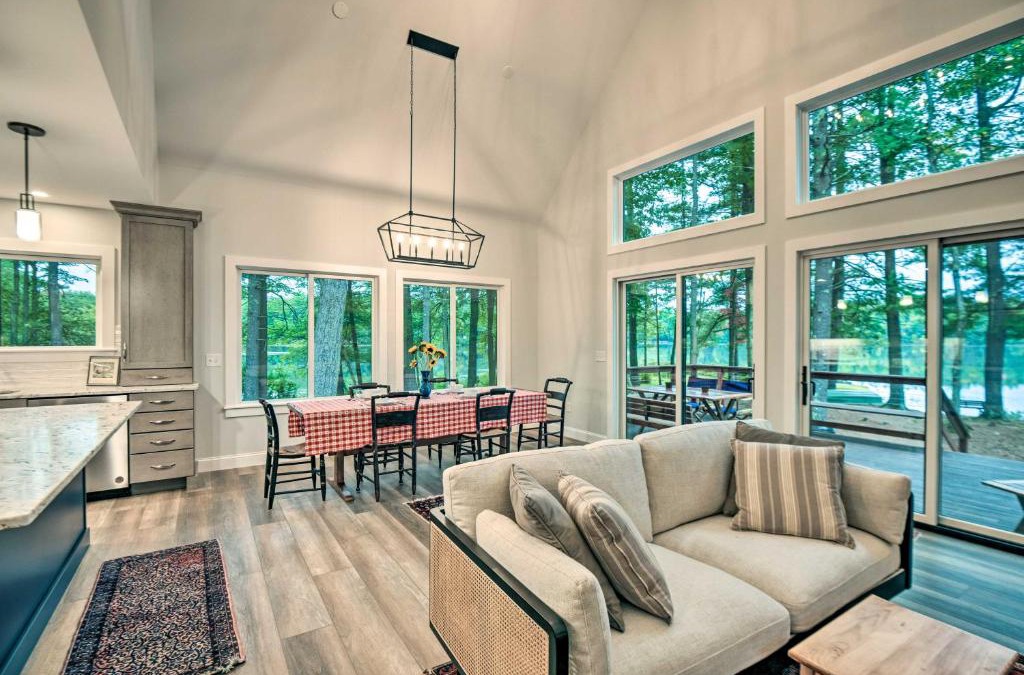 West Hopkinton House | Modern Francestown Retreat on Scobie Pond!