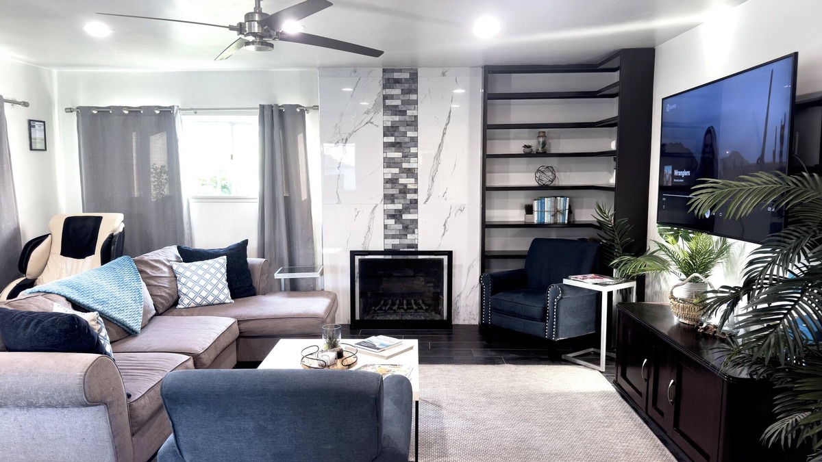 Ventura House | Modern Glam Beach House in Ventura, CA! Stunning Kitchen & Bathroom!