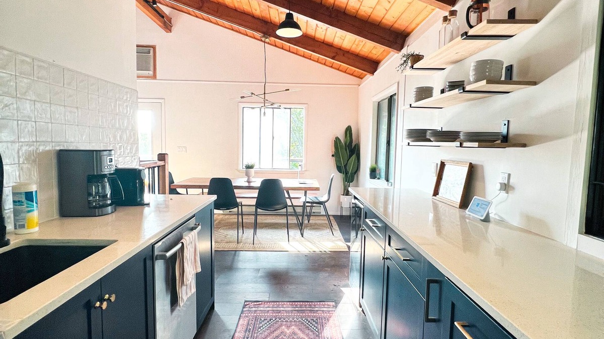 Copake Lake House | Modern hilltop chalet-style cabin @ Copake Lake