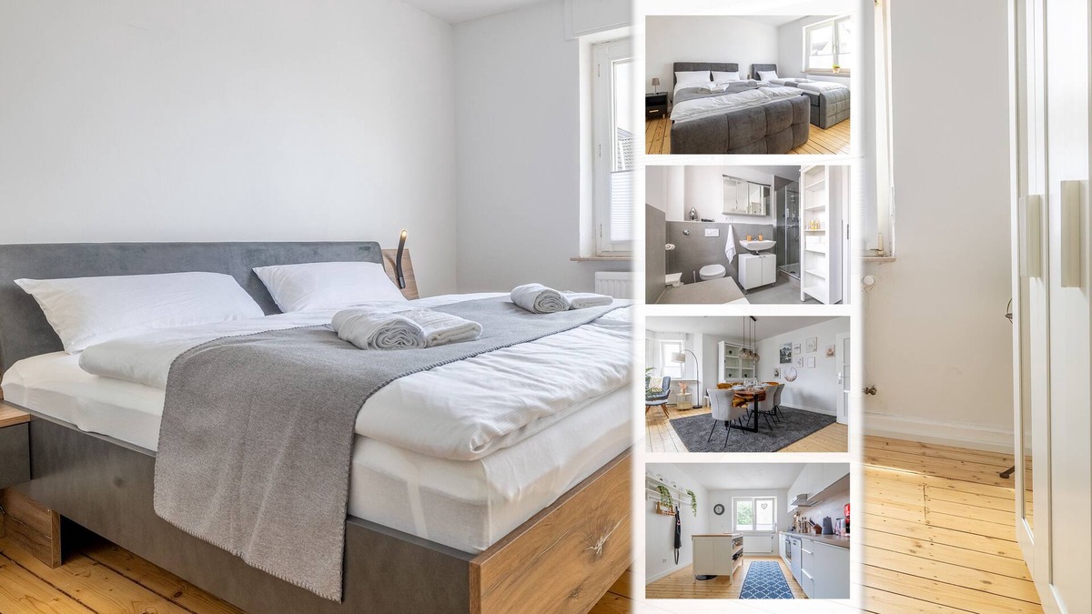 Holzwickede Apartment | Modern home: Airport 2km | Kitchen with island | Disney+ | Speedport
