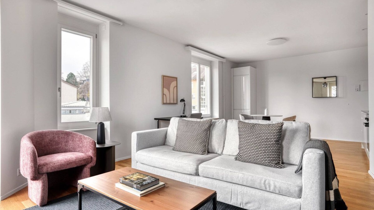 Horgen District Apartment | Modern Horgen 2.5 Room w/Storage & W/D, 3 min to Market, by Blueground