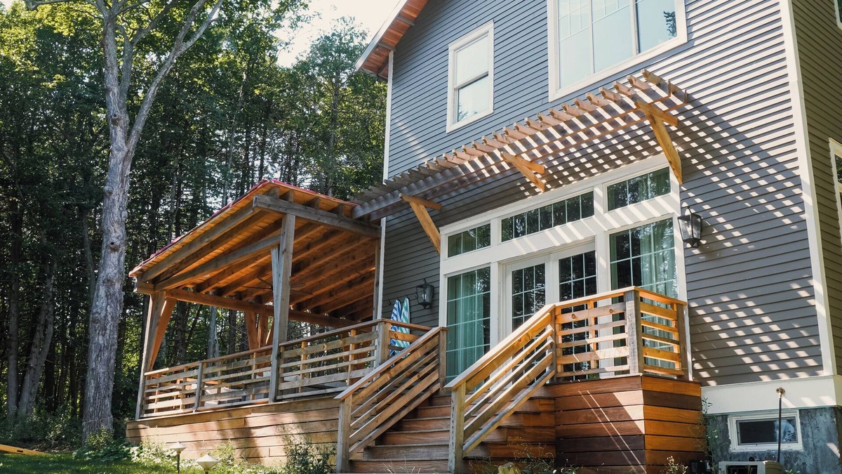 Charlotte House | Modern Lake Champlain Lake House with Private Beach and Docks