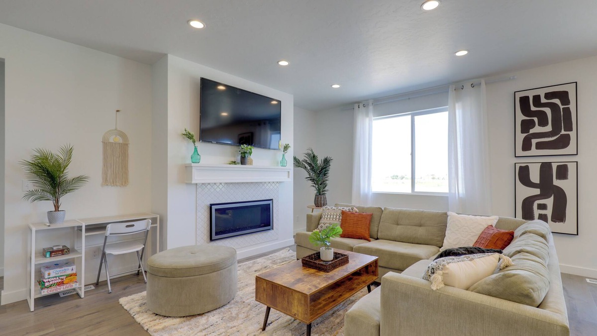 Lake Point House | Modern Lake Point Home - 1 Mi to Great Salt Lake!