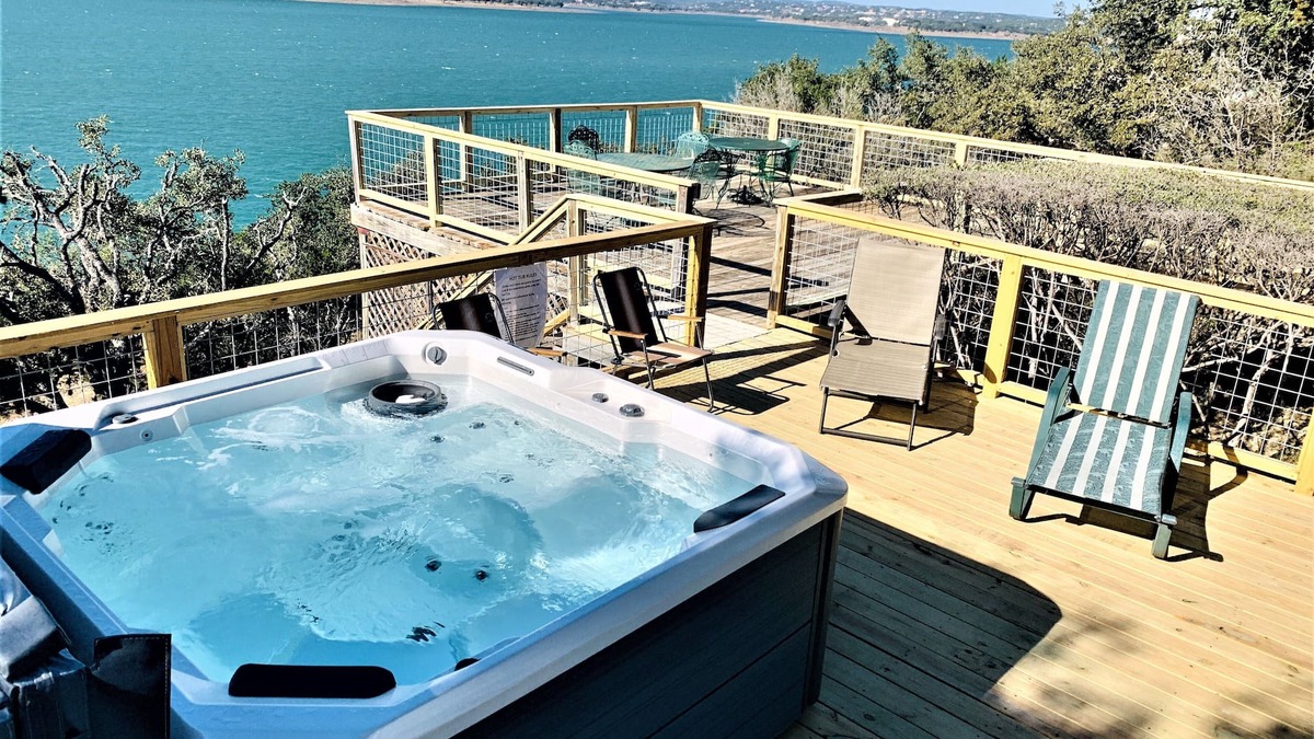Canyon Lake House | Modern Lakefront, Hot tub, Firepits, Large multi-level decks, Amazing Sunsets
