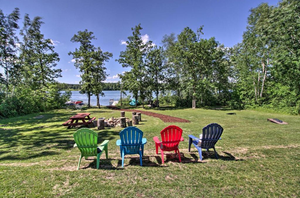 Nevis House | Modern Lakeside Chalet on Crow Wing Chain with Dock!