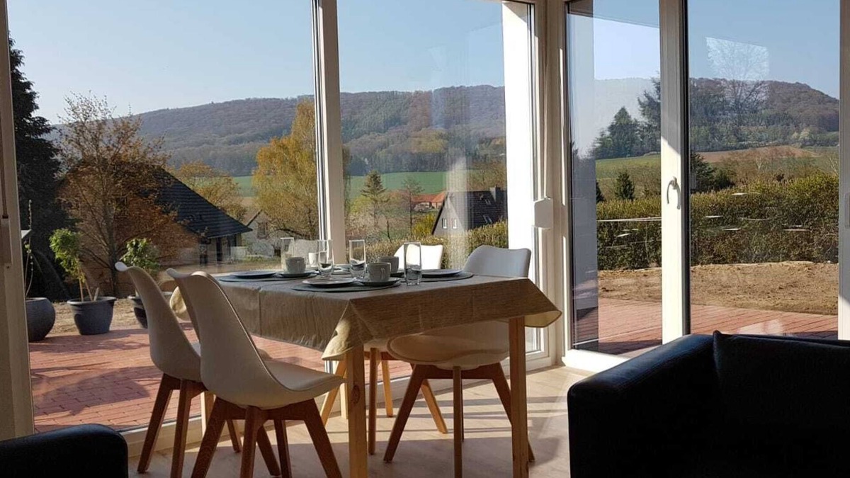 Hessisch Oldendorf Apartment | Modern, light-flooded vacation apartment in the Weserbergland Nature Park