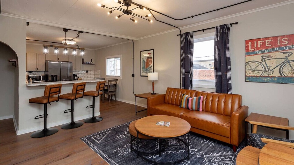 West Des Moines Apartment | Modern Loft in Valley Junction!
