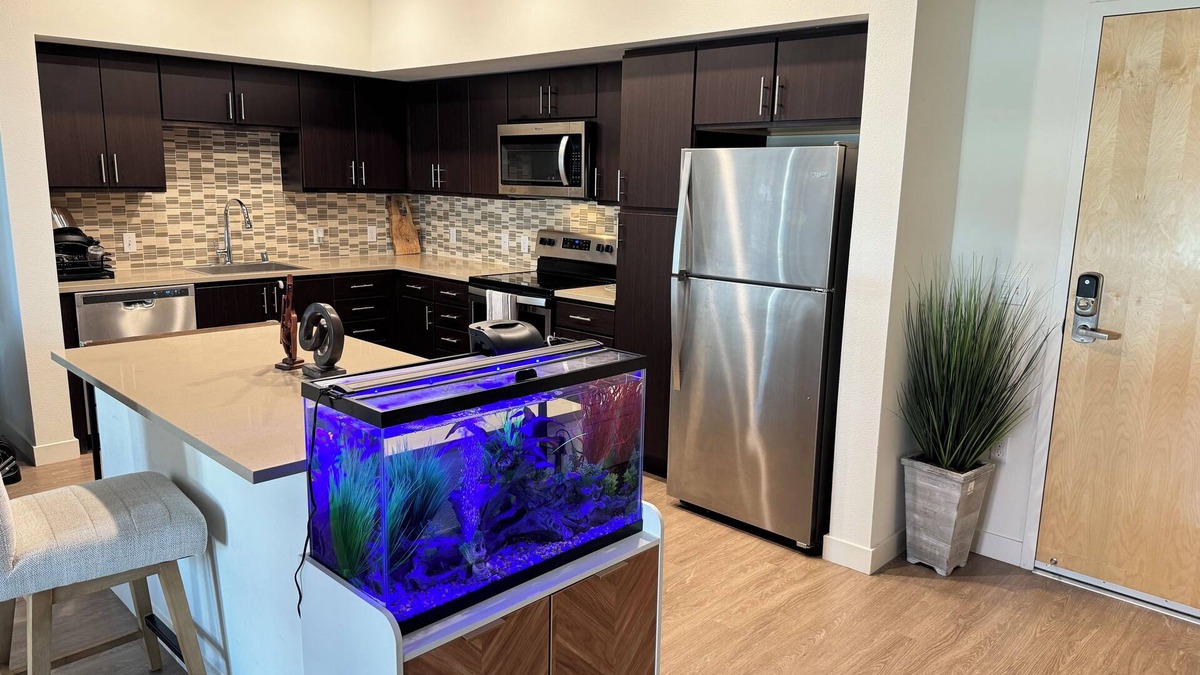 Central San Mateo Apartment | Modern Lux 1-Bedroom Chock-Full of Amenities. Caltrain & SFO < 10mins