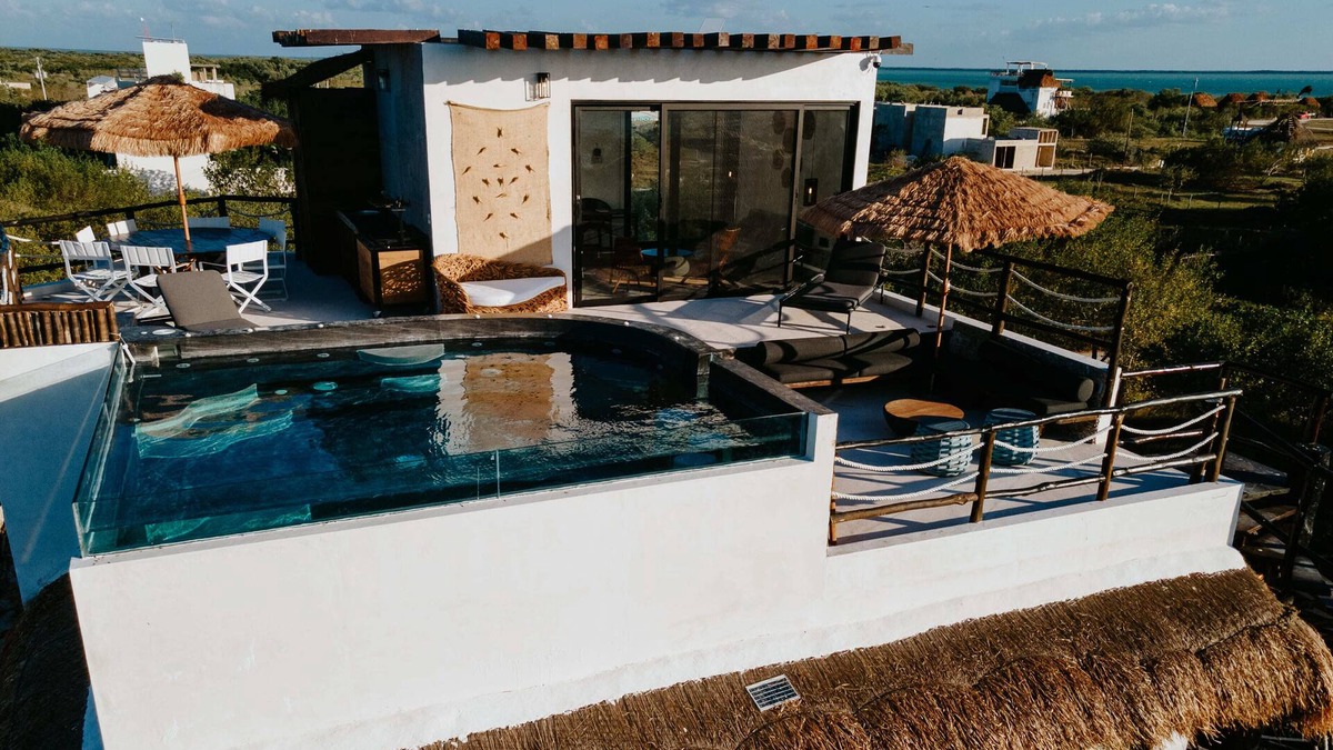 Isla Holbox House | Modern & luxurious BohoChic BeachHouse w Ocean Vi