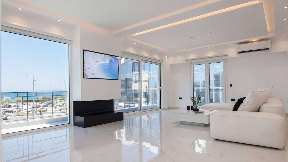 Alimos Apartment | Modern Luxury Athens Riviera Apt with Sea View