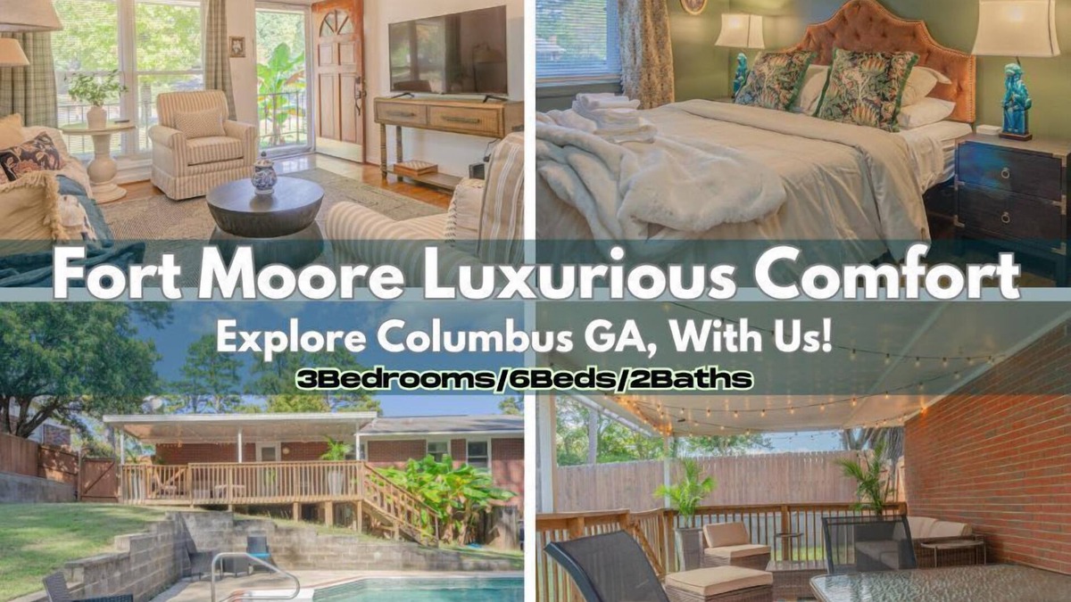 Fortson House | Modern Luxury Cottage w/Pool | Near Fort Moore