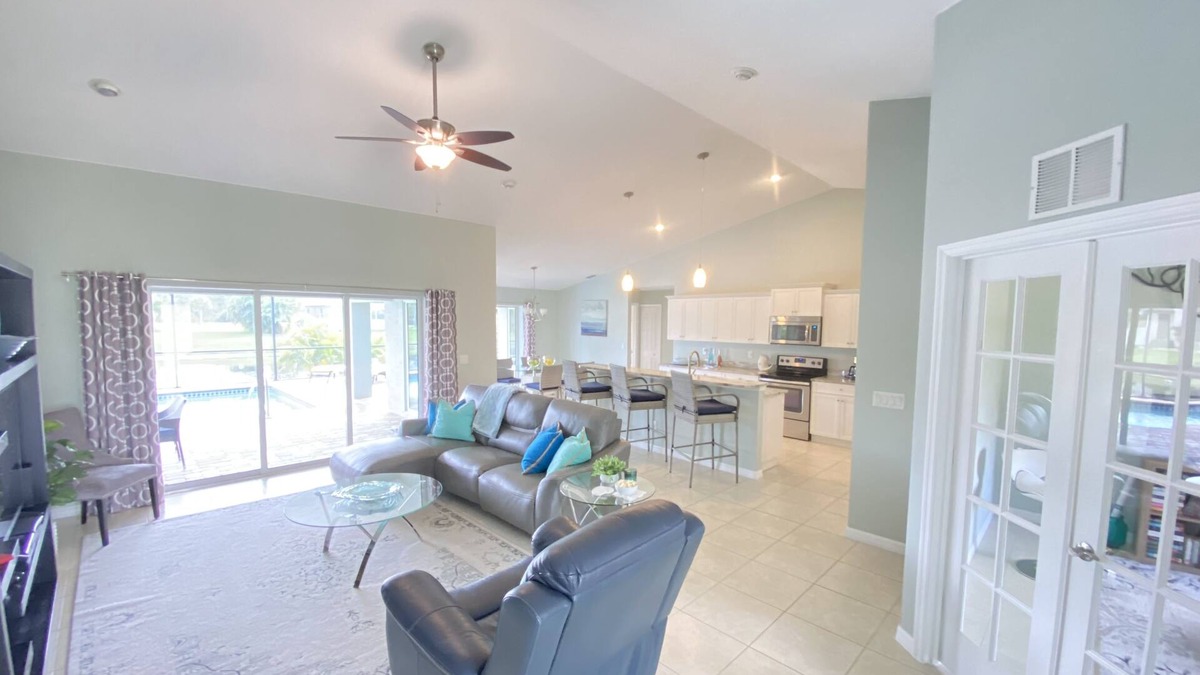 Pine Valley Villa | Modern Luxury Villa/Riverfront/Heated South Facing Pool/Golf Rotonda West
