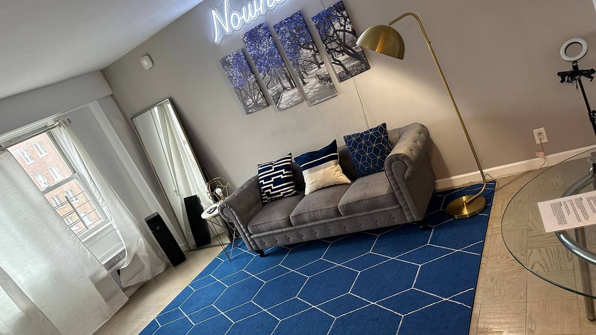 Mott Haven Apartment | Modern Manhattan Aparment with Electric Fire Place
