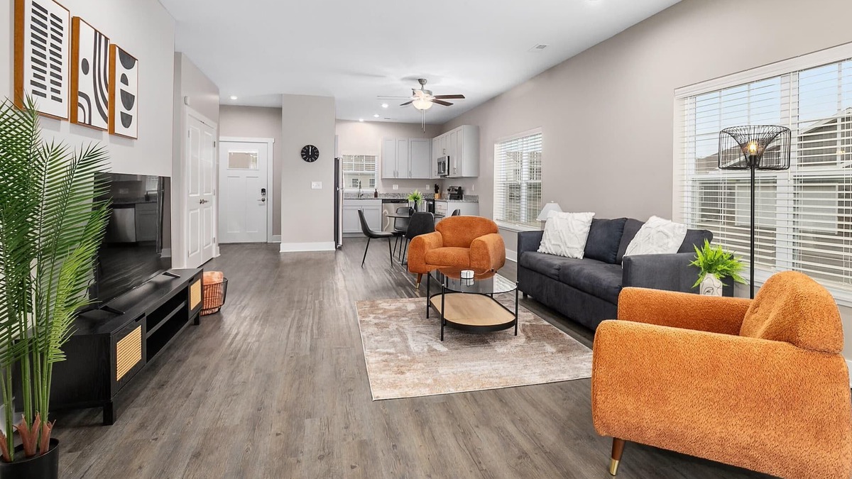 Grandville Condo | Modern New Build 2BR 2BA Condo w Garage and Patio