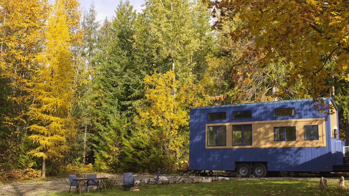 Crescent Valley Cabin | Modern Private Tiny Home in the Forest