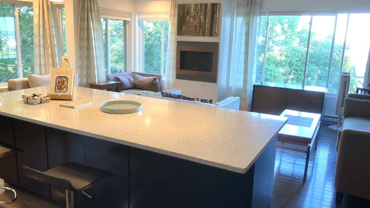 Old Orchard Beach Condo | Modern Remodeled, Bedroom Looks Out To Living Room, Palace Playland, Ocean Vie