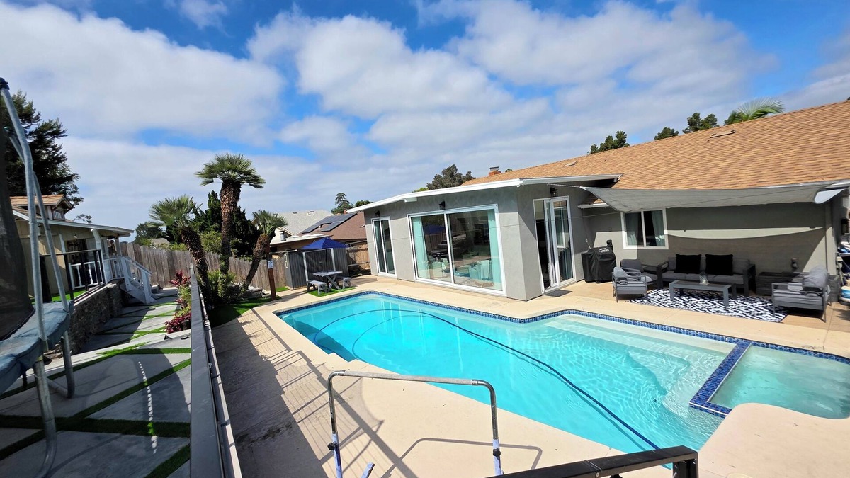 University City House | Modern Retreat with Pool, Game Room,Playhouse, Fenced Yard.