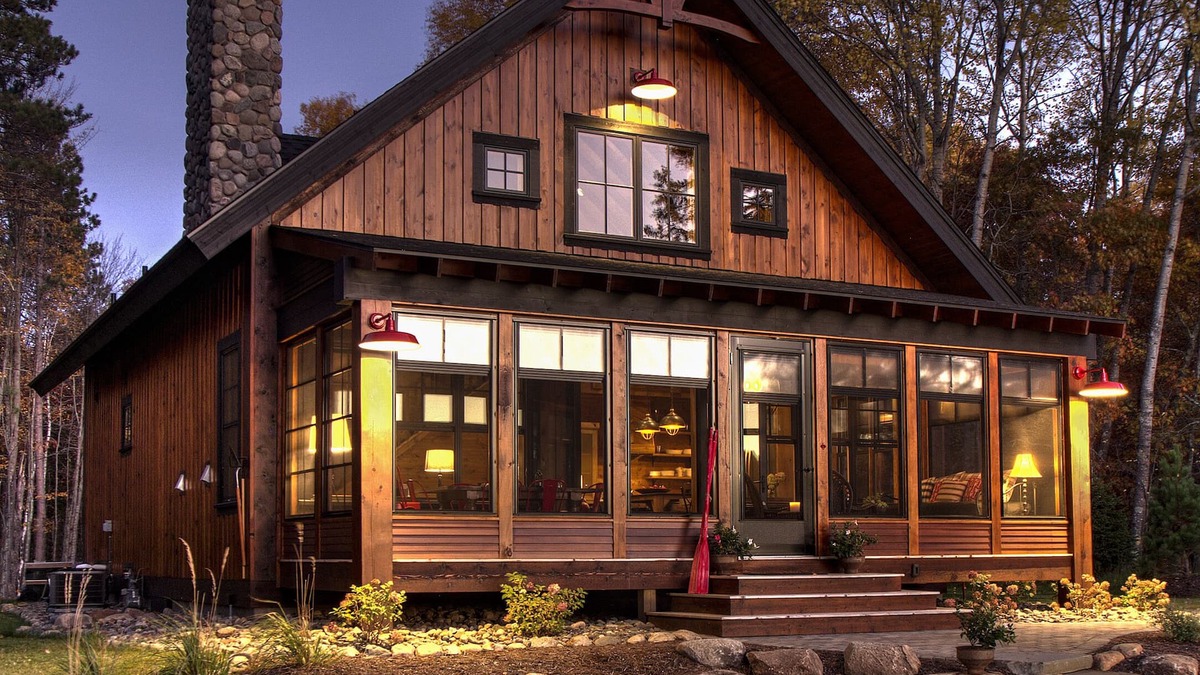 Crosslake Cabin | Modern Rustic Cabin-Includes Pontoon Boat & Sunsets on Fantastic Lakeside Porch!