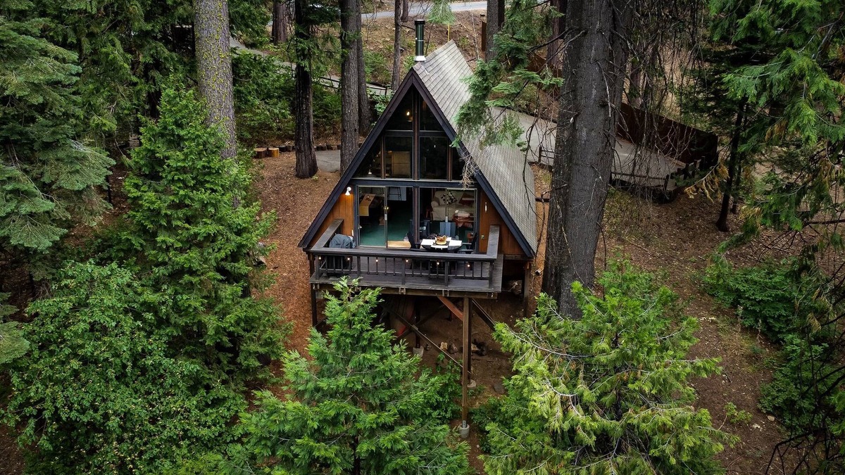 Camp Connell Cabin | Modern Rustic Lofted A-frame+Spacious Deck+Great Views+Central Heat+Wood Stove