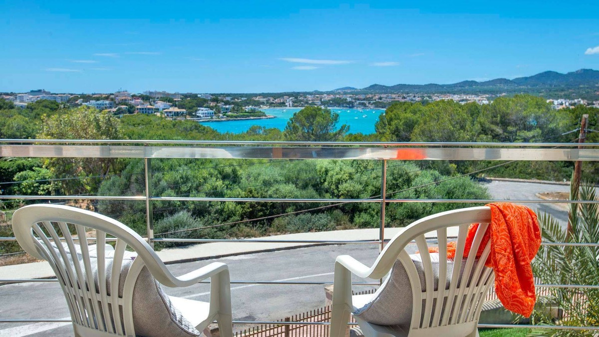Portocolom Villa | Modern Spacious Villa, Private Pool, Amazing Sea Views of Portocolom Bay, 125m walk to 2 Beaches!
