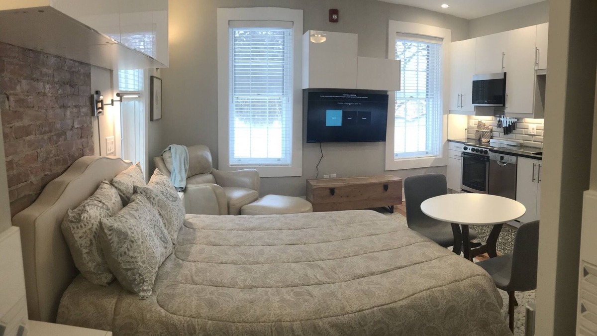 Rochester Apartment | Modern Studio Apartment in Restored Farmhouse -Apt 6