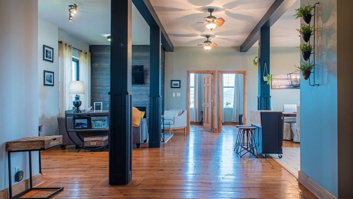 Portsmouth Apartment | Modern, upscale loft located in Portsmouth, Ohio.