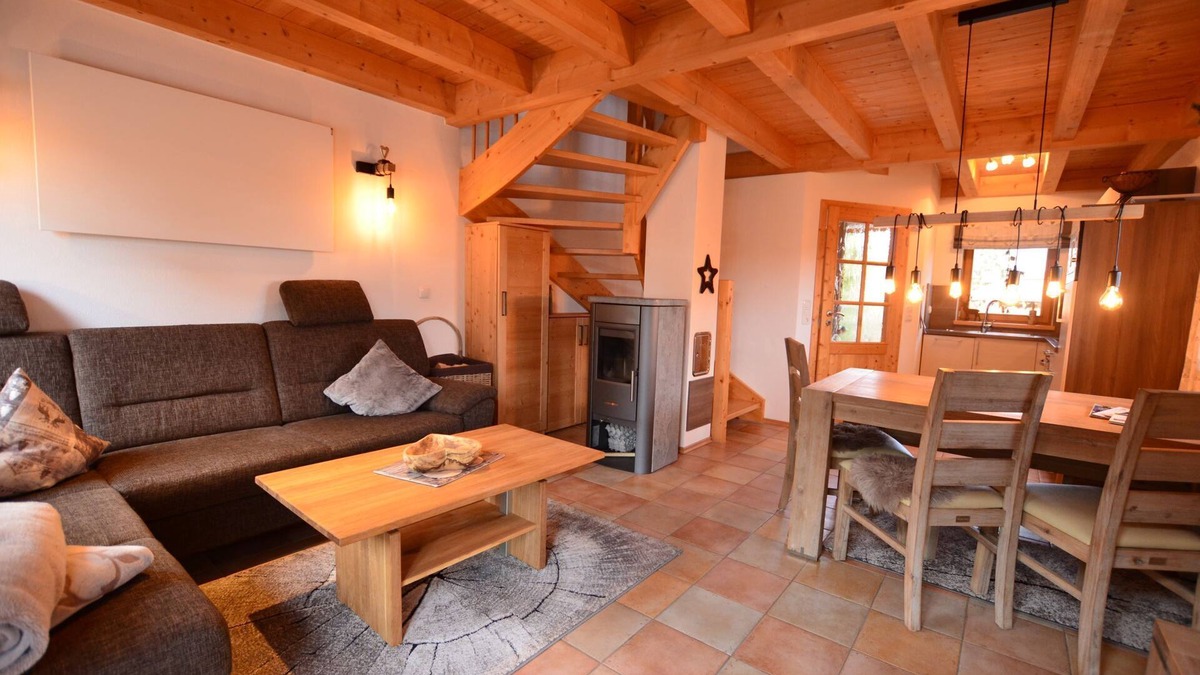 Lechbruck House | Modern vacation home by the lake in the Via Claudia vacation village with balcony and fireplace