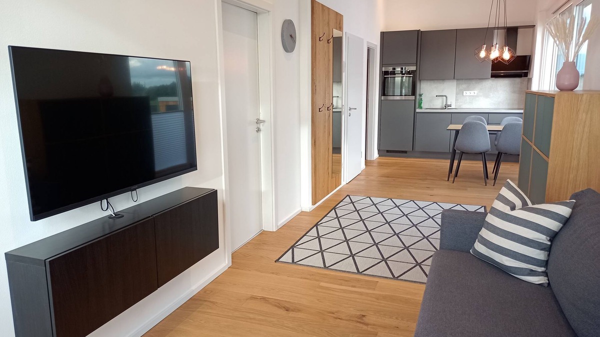 Taferrot Condo | Modern vacation apartment on the outskirts with direct proximity to nature