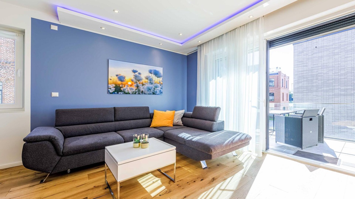 Muritz Apartment | Modern vacation apartment SeeGlück in the island town of Malchow