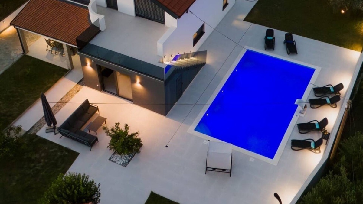 Zemunik Donji Villa | Modern Villa Amare with Private Heated Pool & Spacious Garden