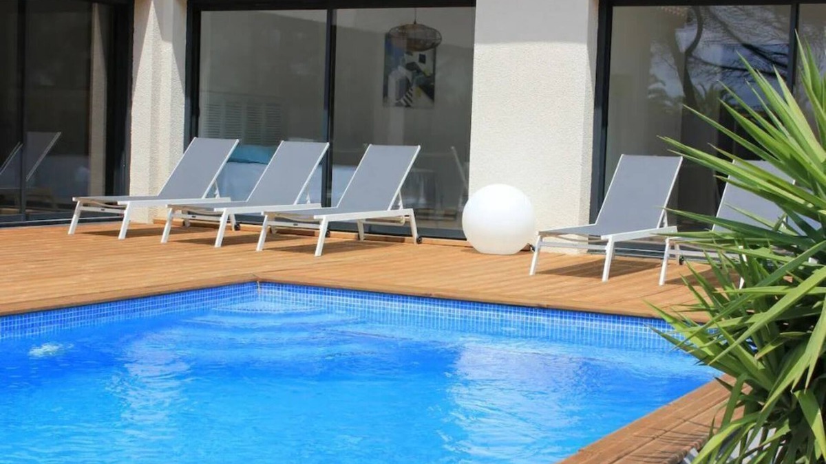 Port Leucate Villa | Modern villa & heated pool -Entre Port & Mer