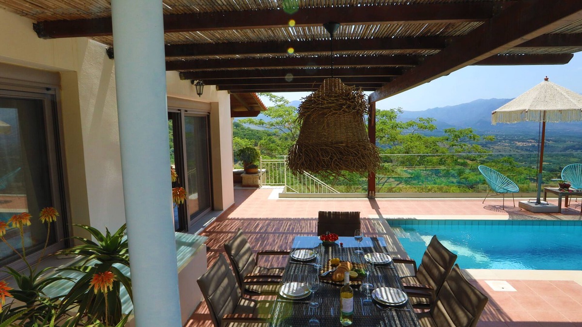 Monopari Villa | Modern villa with saltwater pool, family-friendly, fantastic views,