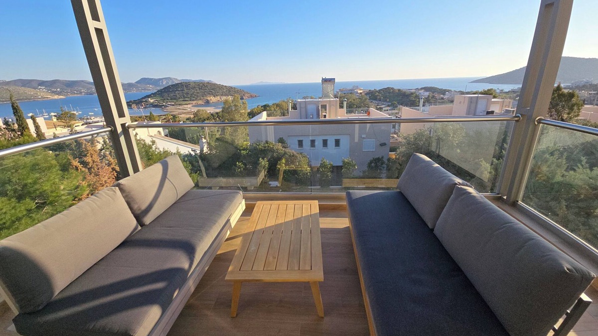 Anavyssos Villa | Modern villa with swimming pool and amazing sea view in Athens Riviera x10 pers
