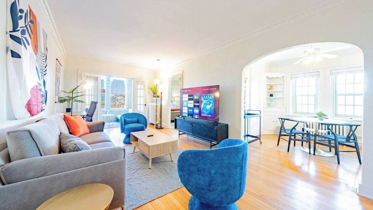 West Plaza Apartment | Modern Vintage Penthouse - on THE PLAZA!