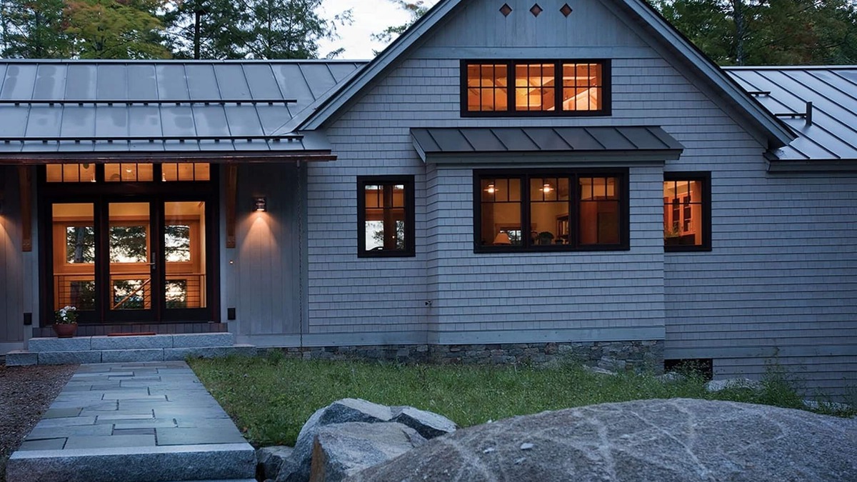 Holderness House | Modern waterfront home on Squam Lake