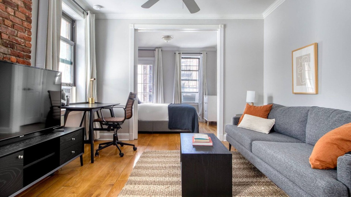 West Village Apartment | Modern West Village 1BR w/Balcony & In-Unit W/D, by Blueground