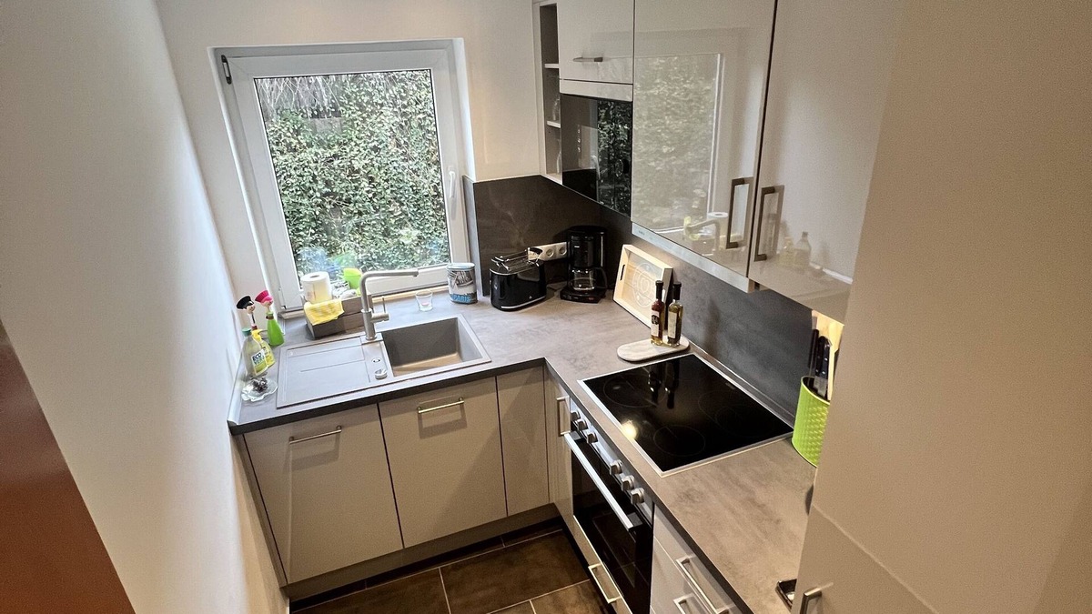 Albig Apartment | Moderne Souterrainwohnung im Schönen Rheinhessen